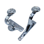 Cameron Fuller Brass/Chrome Curtain Pole Brackets (35mm or 50mm)