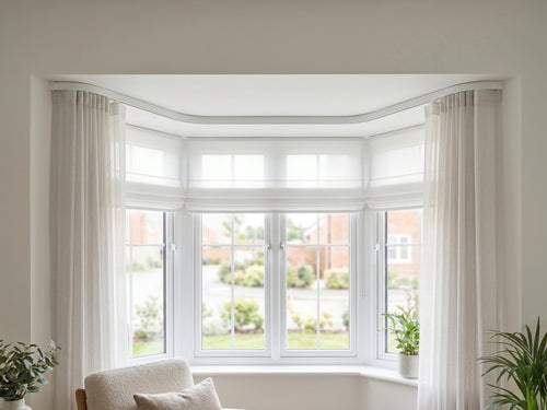 Cameron Fuller - Square30 Hand Bendable Top Fix Track with Cap Ends (Ceiling Fixing)