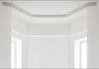 Cameron Fuller - Square30 Hand Bendable Top Fix Track with Cap Ends (Ceiling Fixing)