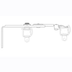 Cameron Fuller Round22 Double Track System - Cap Finials