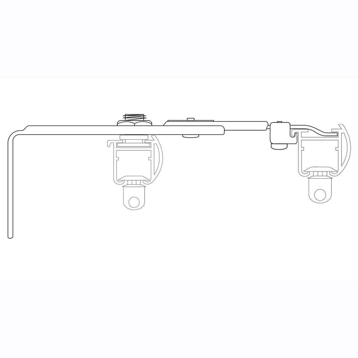 Cameron Fuller Round22 Double Track System - Cap Finials