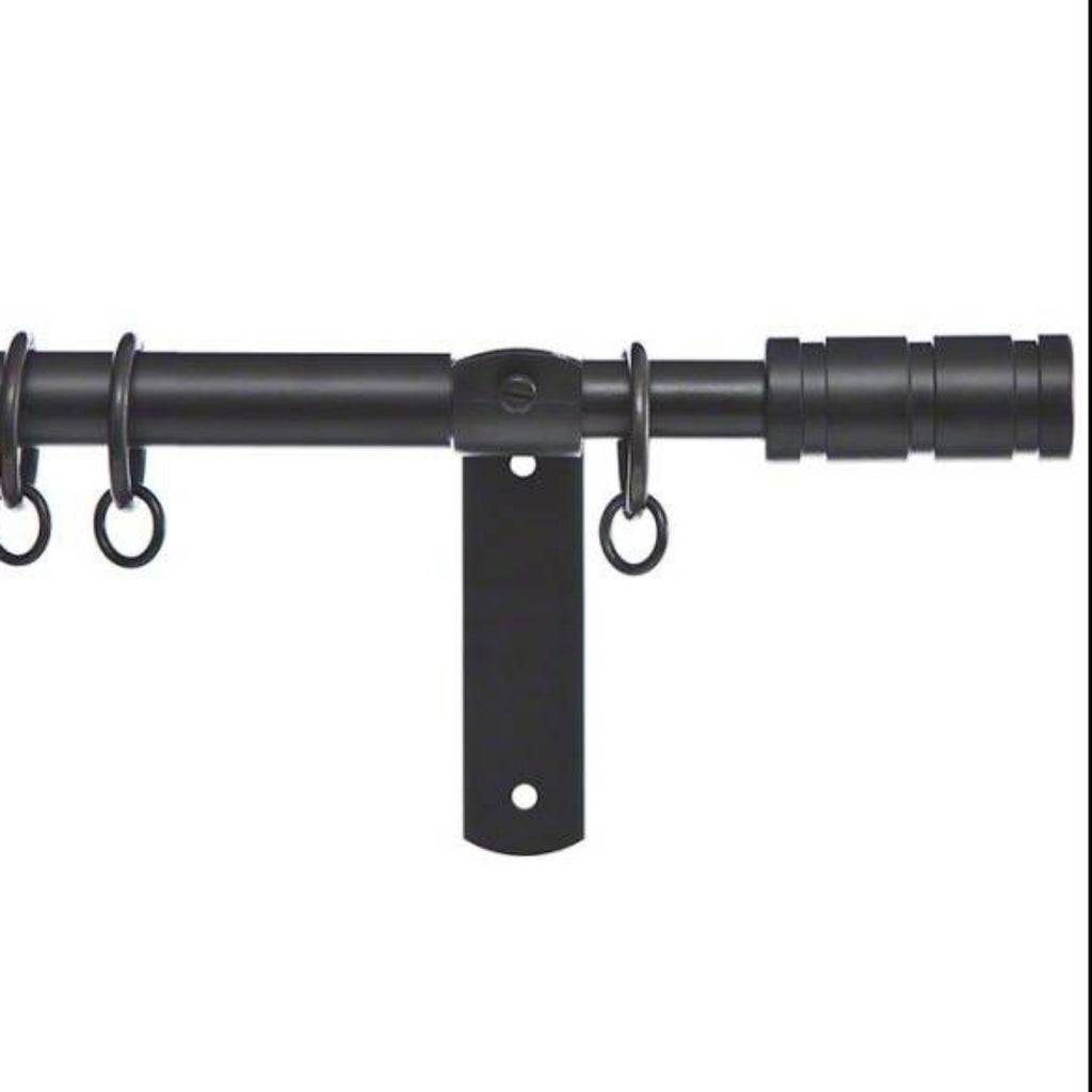 19mm Cameron Fuller metal curtain pole pack - Barrel Finials