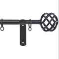 19mm Cameron Fuller metal curtain pole pack - Basket Finials