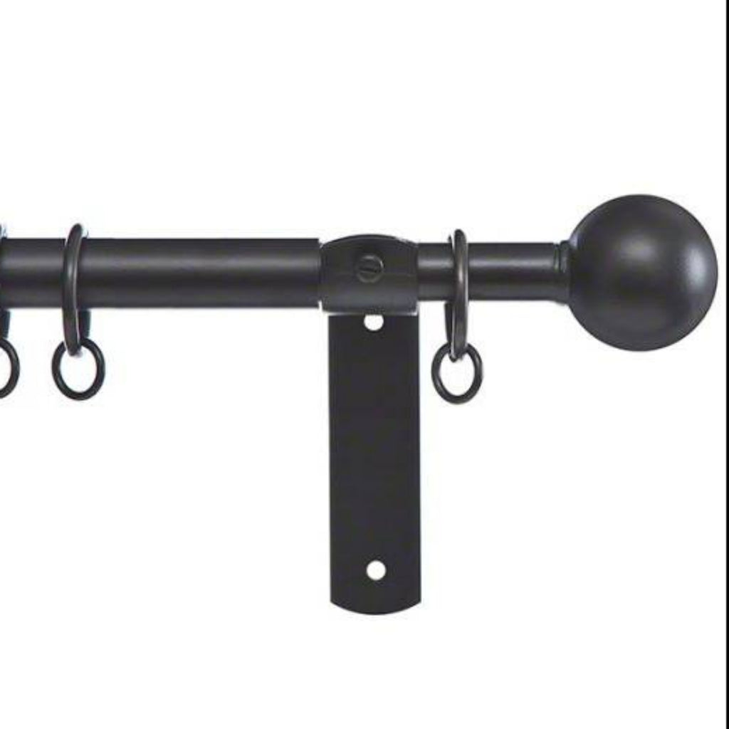 19mm Cameron Fuller metal curtain pole pack- Ball Finial