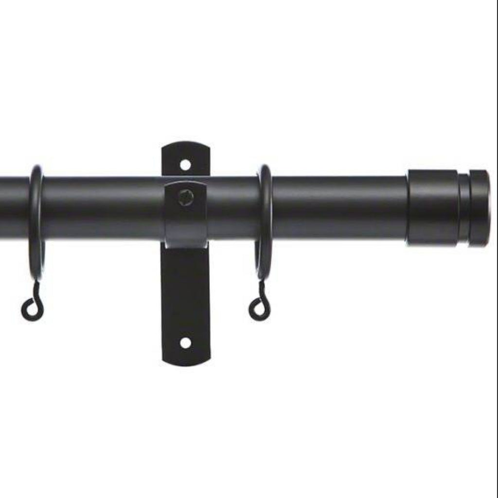 32mm Cameron Fuller metal curtain pole pack - Collar Finials