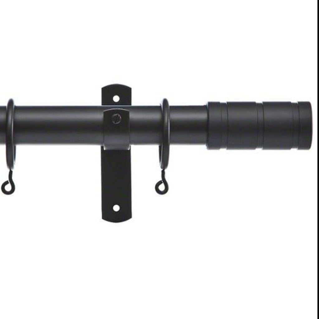 32mm Cameron Fuller metal curtain pole pack - Barrel Finials