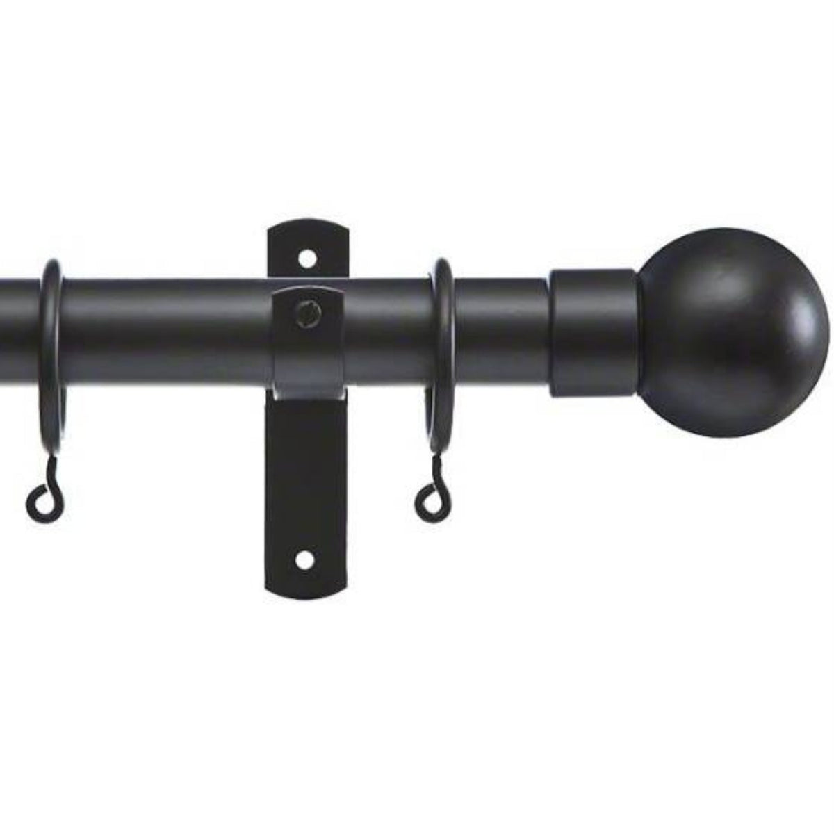 32mm Cameron Fuller metal curtain pole pack - Ball Finials