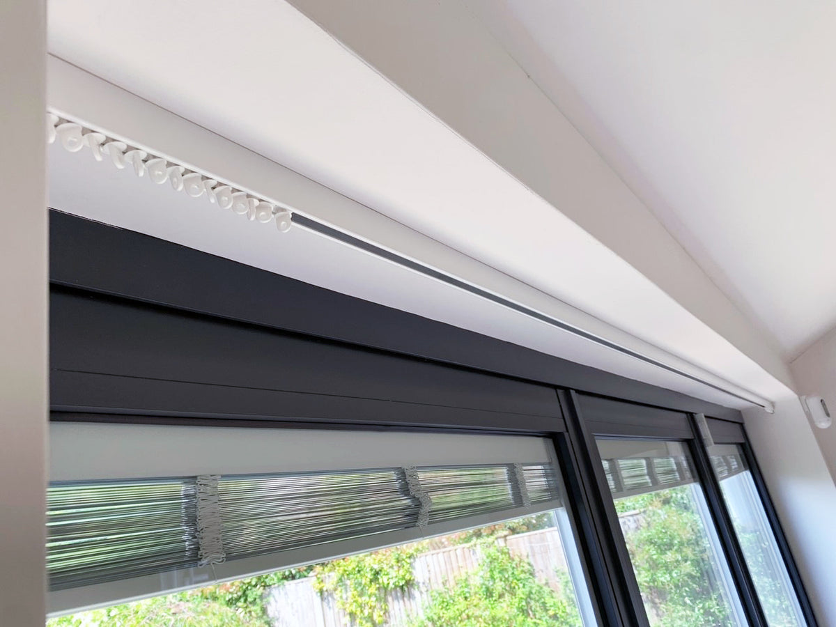 Cameron Fuller - Square30 Straight Top Fix Track with Cap Ends (Ceiling Fixing)